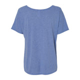 8816 BELLA + CANVAS Women’s Slouchy Tee Blue Triblend