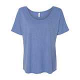 8816 BELLA + CANVAS Women’s Slouchy Tee Blue Triblend