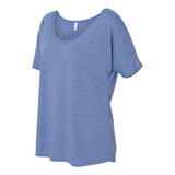 8816 BELLA + CANVAS Women’s Slouchy Tee Blue Triblend