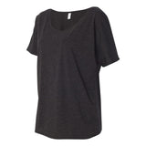 8816 BELLA + CANVAS Women’s Slouchy Tee Charcoal Black Triblend