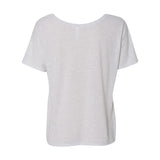 8816 BELLA + CANVAS Women’s Slouchy Tee White Fleck Triblend