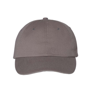 VC350 Valucap Bio-Washed Chino Twill Cap Grey