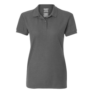 72800L Gildan DryBlend® Women’s Double Piqué Polo Charcoal