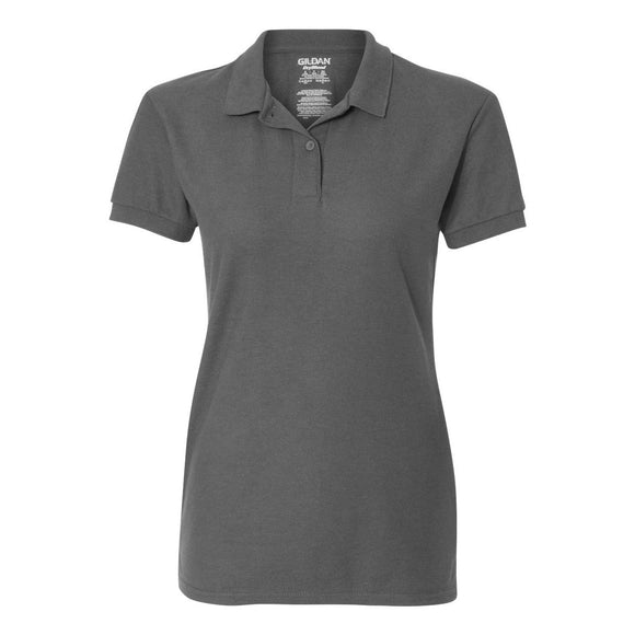 72800L Gildan DryBlend® Women’s Double Piqué Polo Charcoal