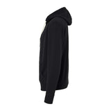 PRM90HTZ Independent Trading Co. Heathered French Terry Full-Zip Hooded Sweatshirt Black