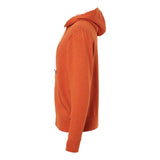 PRM90HTZ Independent Trading Co. Heathered French Terry Full-Zip Hooded Sweatshirt Burnt Orange Heather