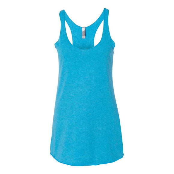 6733 Next Level Women’s Triblend Racerback Tank Vintage Turquoise