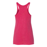 6733 Next Level Women’s Triblend Racerback Tank Vintage Shocking Pink