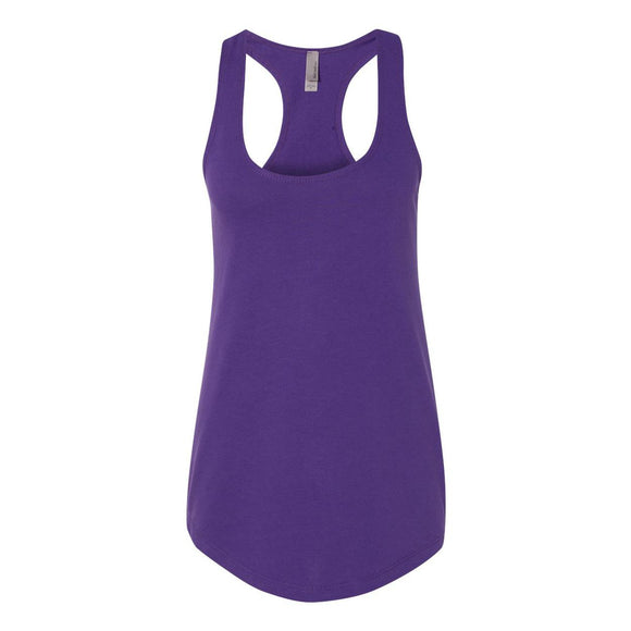 6933 Next Level Women’s Lightweight French Terry Racerback Tank Purple Rush