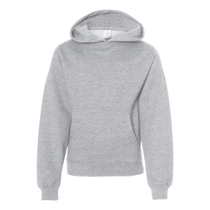 SS4001Y Independent Trading Co. Youth Midweight Hooded Sweatshirt Grey Heather