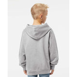 SS4001Y Independent Trading Co. Youth Midweight Hooded Sweatshirt Grey Heather