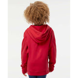 SS4001Y Independent Trading Co. Youth Midweight Hooded Sweatshirt Red