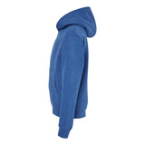 SS4001Y Independent Trading Co. Youth Midweight Hooded Sweatshirt Royal Heather