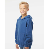 SS4001Y Independent Trading Co. Youth Midweight Hooded Sweatshirt Royal Heather