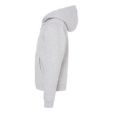 SS4001YZ Independent Trading Co. Youth Midweight Full-Zip Hooded Sweatshirt Grey Heather