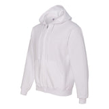 4999MR JERZEES Super Sweats NuBlend® Full-Zip Hooded Sweatshirt White