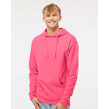 SS4500 Independent Trading Co. Midweight Hooded Sweatshirt Neon Pink