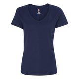 S04V Hanes Perfect-T Women’s V-Neck T-Shirt Navy