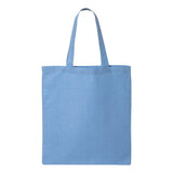 QTB Q-Tees Economical Tote Carolina Blue