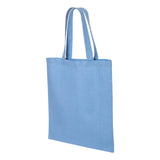 QTB Q-Tees Economical Tote Carolina Blue