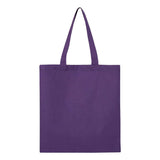 QTB Q-Tees Economical Tote Purple