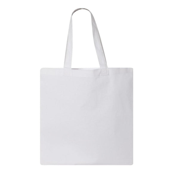 QTB Q-Tees Economical Tote White