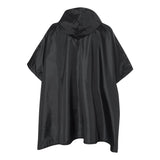 A-001 Liberty Bags Rain Poncho Black