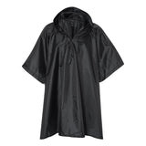 A-001 Liberty Bags Rain Poncho Black