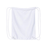 8895 Liberty Bags Mesh Drawstring Backpack White