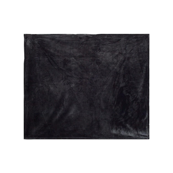 8721 Alpine Fleece Mink Touch Luxury Blanket Black