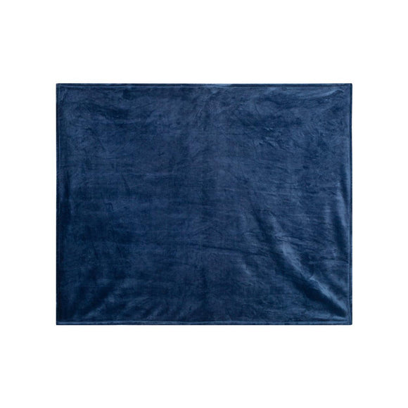 8721 Alpine Fleece Mink Touch Luxury Blanket Navy