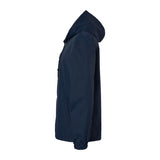 EXP95NB Independent Trading Co. Water-Resistant Hooded Windbreaker Classic Navy