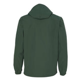 EXP95NB Independent Trading Co. Water-Resistant Hooded Windbreaker Forest Green