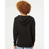 PRM33SBZ Independent Trading Co. Special Blend Raglan Full-Zip Hooded Sweatshirt Black