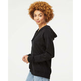 PRM33SBZ Independent Trading Co. Special Blend Raglan Full-Zip Hooded Sweatshirt Black