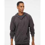 PRM33SBZ Independent Trading Co. Special Blend Raglan Full-Zip Hooded Sweatshirt Carbon