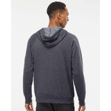 PRM33SBZ Independent Trading Co. Special Blend Raglan Full-Zip Hooded Sweatshirt Midnight Navy