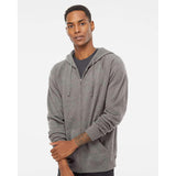 PRM33SBZ Independent Trading Co. Special Blend Raglan Full-Zip Hooded Sweatshirt Nickel