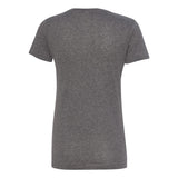 392 Anvil Women's Featherweight V-Neck T-Shirt Heather Dark Grey