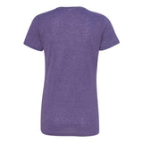 392 Anvil Women's Featherweight V-Neck T-Shirt Heather Purple