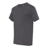 5190 Hanes Beefy-T® Pocket T-Shirt Charcoal Heather