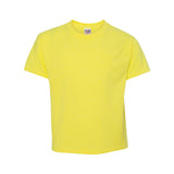 29BR JERZEES Dri-Power® Youth 50/50 T-Shirt Neon Yellow