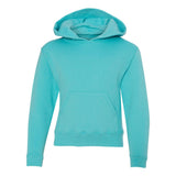 996YR JERZEES NuBlend® Youth Hooded Sweatshirt Scuba Blue