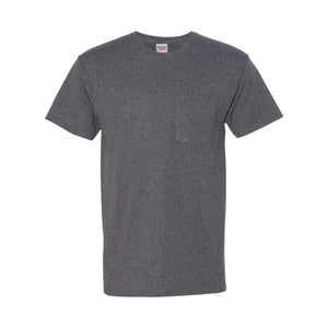 29MPR JERZEES Dri-Power® 50/50 T-Shirt with a Pocket Black Heather