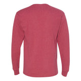 29LSR JERZEES Dri-Power® Long Sleeve 50/50 T-Shirt Vintage Heather Red