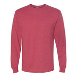 29LSR JERZEES Dri-Power® Long Sleeve 50/50 T-Shirt Vintage Heather Red