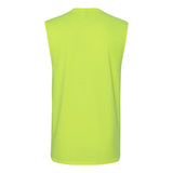 29SR JERZEES Dri-Power® Active Sleeveless 50/50 T-Shirt Safety Green