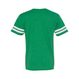 6937 LAT Football Fine Jersey Tee Vintage Green/ White