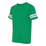 6937 LAT Football Fine Jersey Tee Vintage Green/ White