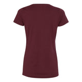 3516 LAT Women's Fine Jersey Tee Maroon